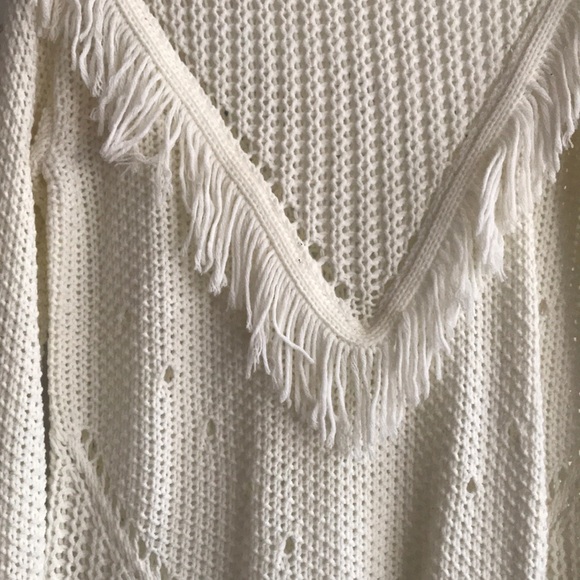 Forever21 White Knit Sweater size S - Picture 2 of 3